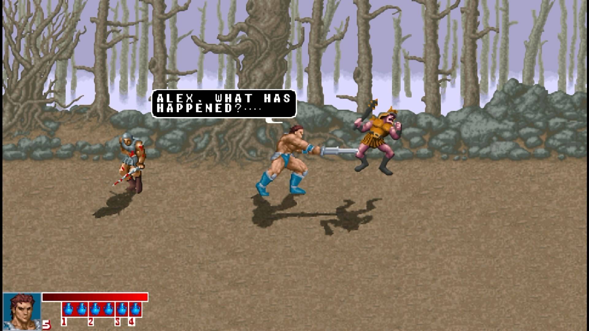 Golden Axe Remake - геймплей игры Windows